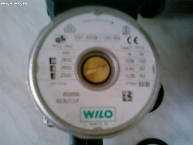Pompa Wilo RS 30/7 - Pret | Preturi Pompa Wilo RS 30/7