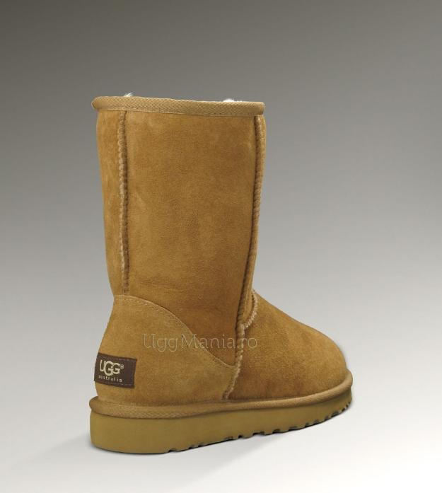 Cizme UGG Australia Scurte Castana piele naturala intoarsa 165 lei - Pret | Preturi Cizme UGG Australia Scurte Castana piele naturala intoarsa 165 lei