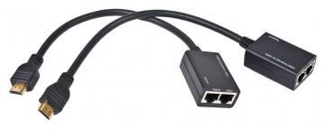 HDMI extender Gembird - transmite semnalul prin cablu de retea pana la 30m DEX-HDMI-01 - Pret | Preturi HDMI extender Gembird - transmite semnalul prin cablu de retea pana la 30m DEX-HDMI-01