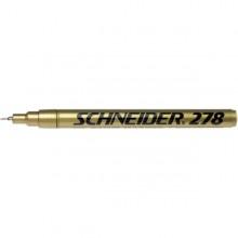 Marker cu vopsea SCHNEIDER 278, corp auriu, varf 0,8 mm - auriu - Pret | Preturi Marker cu vopsea SCHNEIDER 278, corp auriu, varf 0,8 mm - auriu