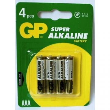 Baterii alkaline R3, AAA,1.5V,4buc/set - GP - Pret | Preturi Baterii alkaline R3, AAA,1.5V,4buc/set - GP