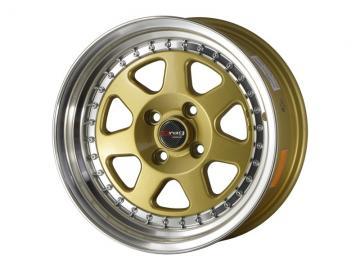 Drag Wheels DR27 Gold Machined Lip Janta - Pret | Preturi Drag Wheels DR27 Gold Machined Lip Janta