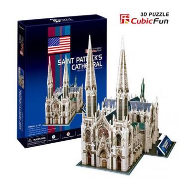 CubicFun - Puzzle 3D Catedrala Sfantul Patrick - Pret | Preturi CubicFun - Puzzle 3D Catedrala Sfantul Patrick