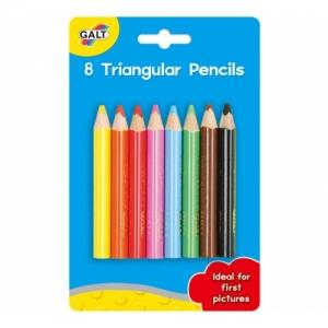 Creioane de colorat in forma triunghiulara. (Set de 8 bucati) - Pret | Preturi Creioane de colorat in forma triunghiulara. (Set de 8 bucati)