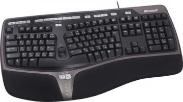 Microsoft Natural Ergonomic Keyboard 4000 USB Black - Pret | Preturi Microsoft Natural Ergonomic Keyboard 4000 USB Black