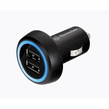 Thermaltake TriP Dual USB Car Charger, incarcator USB pentru diverse dispozitive (tablete, telefoane - Pret | Preturi Thermaltake TriP Dual USB Car Charger, incarcator USB pentru diverse dispozitive (tablete, telefoane