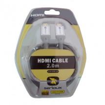 Cablu SERIOUX HDMI male-male 2m, SCR-HDMI-2M - Pret | Preturi Cablu SERIOUX HDMI male-male 2m, SCR-HDMI-2M