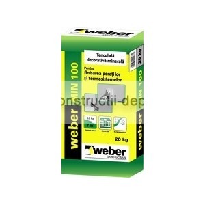 Weber min 100 tencuiala decorativa minerala 2 mm - Pret | Preturi Weber min 100 tencuiala decorativa minerala 2 mm