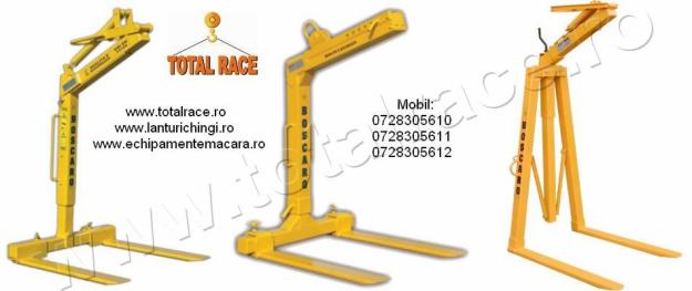 Furci macara, furci macarale manipulare paleti caramida, BCA ciment Total Race - Pret | Preturi Furci macara, furci macarale manipulare paleti caramida, BCA ciment Total Race