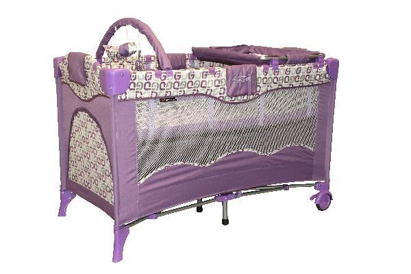 Patut de copii Travel Kid Rocker﻿ Orchid Violet cu sistem de leganare - Pret | Preturi Patut de copii Travel Kid Rocker﻿ Orchid Violet cu sistem de leganare