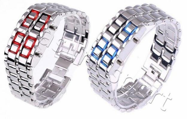 Ceas Silver cu led unisex Fashion & Style - Pret | Preturi Ceas Silver cu led unisex Fashion & Style