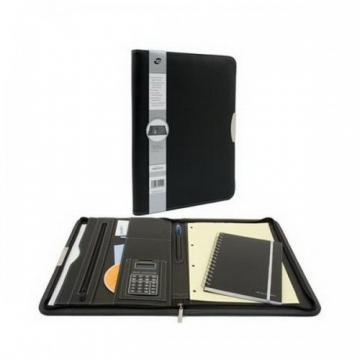 Portfolio A4, cu fermoar, buzunar expadabil, loc pentru blocnotes, calculator - negru, Pukka Pad - Pret | Preturi Portfolio A4, cu fermoar, buzunar expadabil, loc pentru blocnotes, calculator - negru, Pukka Pad