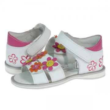 Sandale fete Melania Velcro albe - Pret | Preturi Sandale fete Melania Velcro albe