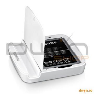 Extra Battery Kit Galaxy Note II N7100 - ( Dock charger + acumulator 3100 mAh) - Pret | Preturi Extra Battery Kit Galaxy Note II N7100 - ( Dock charger + acumulator 3100 mAh)