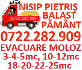 VAND BALAST PENTRU BETON, NISIP, PAMANT NEGRU, PIETRIS - Pret | Preturi VAND BALAST PENTRU BETON, NISIP, PAMANT NEGRU, PIETRIS