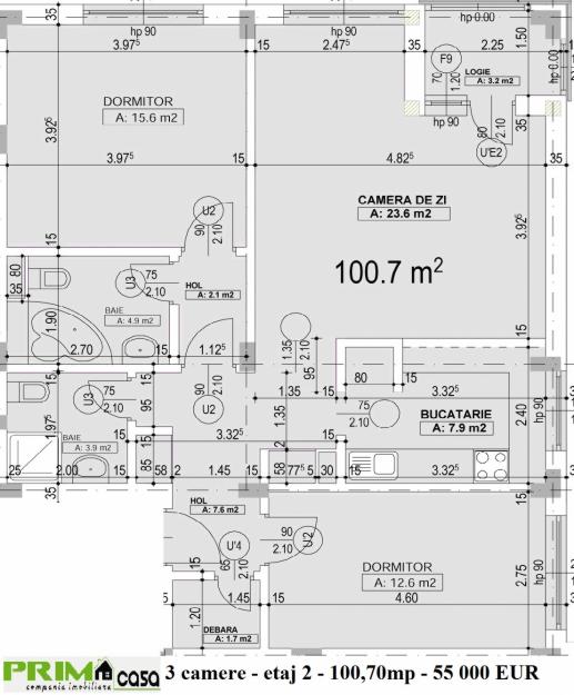 Apartamente cu 3 camere in cel mai nou ansamblu rezidential din Buzau. Suprafete foarte ge - Pret | Preturi Apartamente cu 3 camere in cel mai nou ansamblu rezidential din Buzau. Suprafete foarte ge