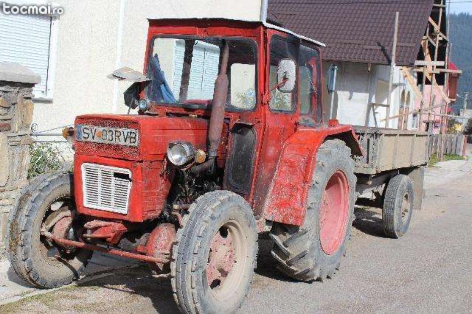 Tractor fiat 445 utb 4x4+ remorca+plug - Pret | Preturi Tractor fiat 445 utb 4x4+ remorca+plug