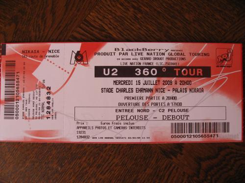 Bilete U2 - Nice, Coasta de Azur, 15 Iulie. CONCERT SOLD OUT!!! - Pret | Preturi Bilete U2 - Nice, Coasta de Azur, 15 Iulie. CONCERT SOLD OUT!!!