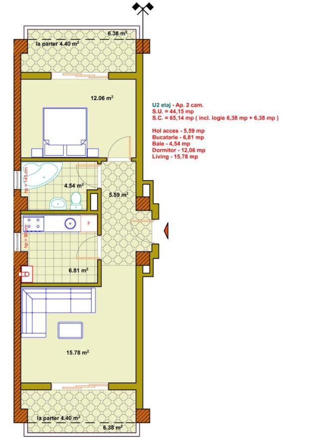 apartament 2 camere sector 4 - Pret | Preturi apartament 2 camere sector 4