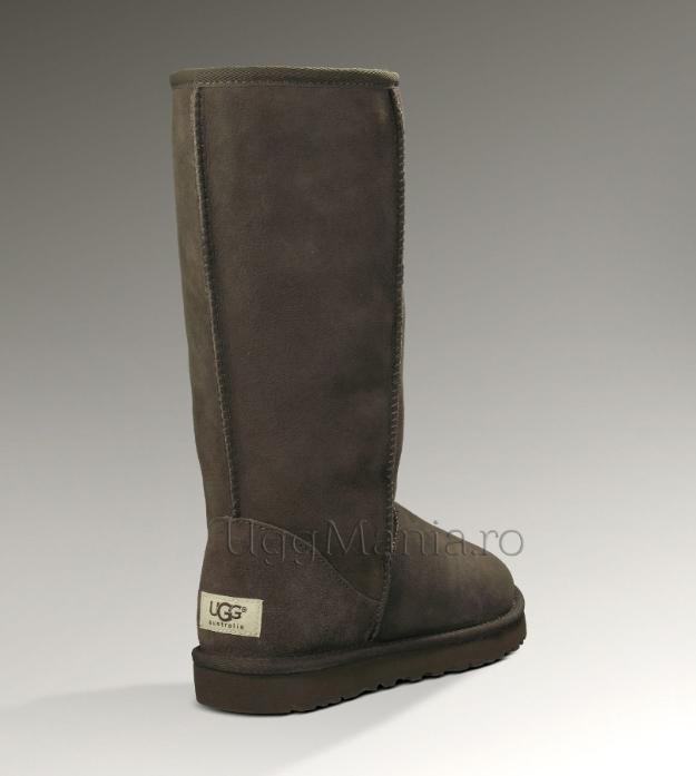 Cizme UGG Australia Maro inchis inalte piele naturala 179 lei - Pret | Preturi Cizme UGG Australia Maro inchis inalte piele naturala 179 lei