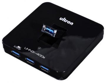 Hub USB3.0 4 porturi, cu alimentare externa, negru, Ultron (91464) - Pret | Preturi Hub USB3.0 4 porturi, cu alimentare externa, negru, Ultron (91464)