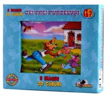 Puzzle 3D Cei trei purcelusi - Pret | Preturi Puzzle 3D Cei trei purcelusi