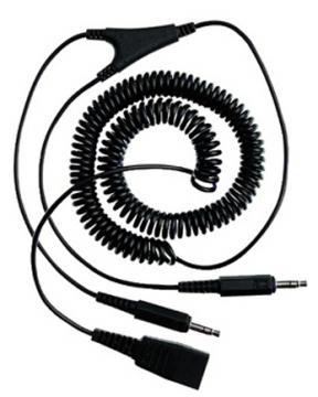 Cablu spiralat adaptor QD la 2 x 3.5mm, pentru GN2100, GN2000, GN2200, 0.5m, Jabra, (8734-599) - Pret | Preturi Cablu spiralat adaptor QD la 2 x 3.5mm, pentru GN2100, GN2000, GN2200, 0.5m, Jabra, (8734-599)