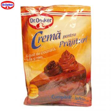 Crema pentru prajituri de ciocolata trufe si rom Dr Oetker 55 gr - Pret | Preturi Crema pentru prajituri de ciocolata trufe si rom Dr Oetker 55 gr