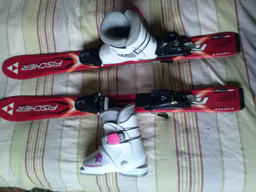 vand ski FISCHER + legaturi + clapari ROSIGNOL, pentru copii 4-6 ani - Pret | Preturi vand ski FISCHER + legaturi + clapari ROSIGNOL, pentru copii 4-6 ani