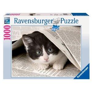 Puzzle Ravensburger 1000 Pisicuta curioasa - Pret | Preturi Puzzle Ravensburger 1000 Pisicuta curioasa