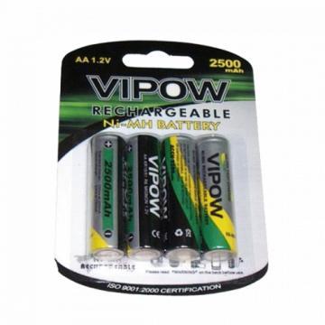 Acumulatori Vipow R6(AA) 2500 mAh, Ni-Mh 1.2V set 4 bucati - Pret | Preturi Acumulatori Vipow R6(AA) 2500 mAh, Ni-Mh 1.2V set 4 bucati