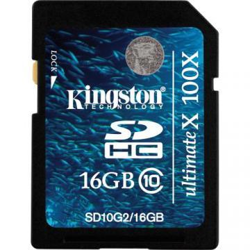 Memorie Kingston SDHC 16GB Class 10 SD10G2/16GB - Pret | Preturi Memorie Kingston SDHC 16GB Class 10 SD10G2/16GB