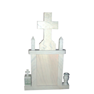 Monument funerar marmura Troita sculptat manual - Pret | Preturi Monument funerar marmura Troita sculptat manual