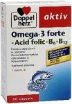 Omega 3 forte+Acid folic+B6+B12 Doppel Hertz - Pret | Preturi Omega 3 forte+Acid folic+B6+B12 Doppel Hertz