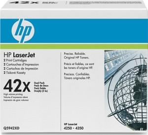 HP LaserJet Q5942XD Dual Pack Black Print Cartridge + Transport Gratuit - Pret | Preturi HP LaserJet Q5942XD Dual Pack Black Print Cartridge + Transport Gratuit
