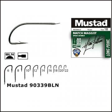 Carlig Pentru Momeala Larva Mustad nr.14 - Pret | Preturi Carlig Pentru Momeala Larva Mustad nr.14