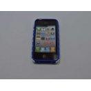 Husa Silicon iPhone 4 iPhone 4s Albastru Cu Alb - Pret | Preturi Husa Silicon iPhone 4 iPhone 4s Albastru Cu Alb