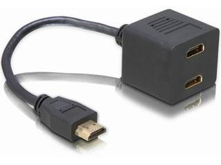 Cablu spliter HDMI 1.4 T - 2 X HDMI 1.4 M, Delock 65226 - Pret | Preturi Cablu spliter HDMI 1.4 T - 2 X HDMI 1.4 M, Delock 65226