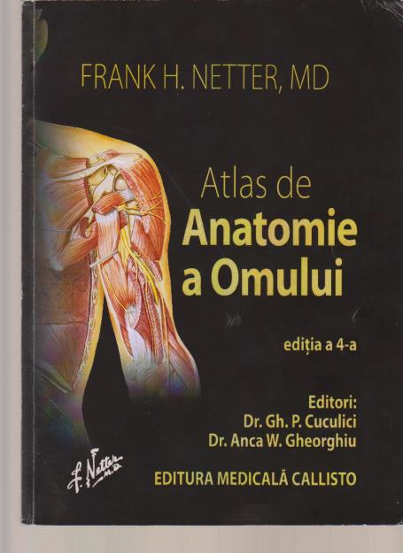 Vand atlas de anatomie NETTER - Pret | Preturi Vand atlas de anatomie NETTER