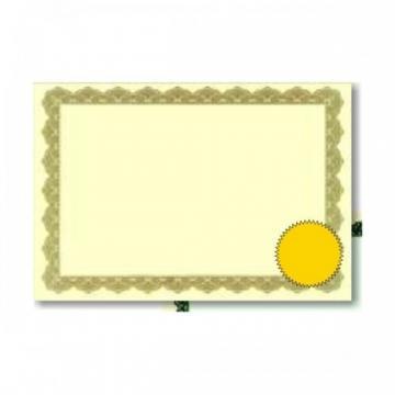 Certificat Oprima Gold, A4, 25 buc/set, Geographics - Pret | Preturi Certificat Oprima Gold, A4, 25 buc/set, Geographics