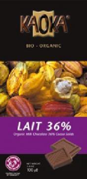 Ciocolata BIO cu lapte, 36 % cacao, 100 g - Pret | Preturi Ciocolata BIO cu lapte, 36 % cacao, 100 g