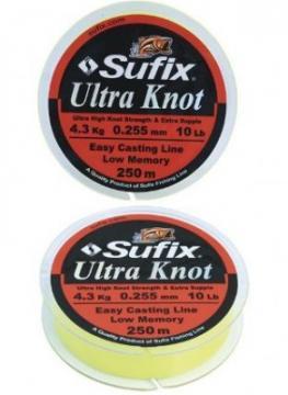 Fir Sufix Ultra Knot 250m 0,355mm Galben Fluo - Pret | Preturi Fir Sufix Ultra Knot 250m 0,355mm Galben Fluo