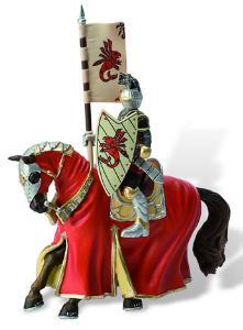 Bullyland - Cavaler cu cal pentru turnir rosu - Pret | Preturi Bullyland - Cavaler cu cal pentru turnir rosu