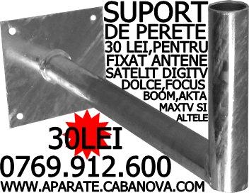 Suport 30Lei pentru fixat antene satelit DigiTv Dolce FocusSat Boom si altele 0769912600 - Pret | Preturi Suport 30Lei pentru fixat antene satelit DigiTv Dolce FocusSat Boom si altele 0769912600