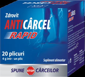 Zdrovit Anticarcel Rapid *20 plicuri - Pret | Preturi Zdrovit Anticarcel Rapid *20 plicuri