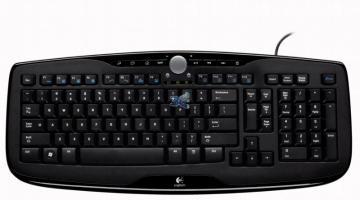 Logitech 920-000046, Tastatura Media, Negru - Pret | Preturi Logitech 920-000046, Tastatura Media, Negru