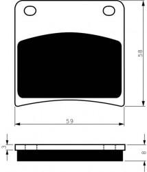 MCB591 SV - placute de frana sinterizate Lucas TRW - fata - Pret | Preturi MCB591 SV - placute de frana sinterizate Lucas TRW - fata