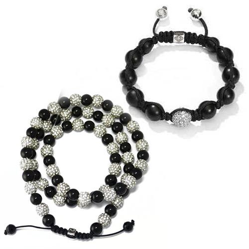 Set Shamballa cu colier si bratara #3 - Pret | Preturi Set Shamballa cu colier si bratara #3