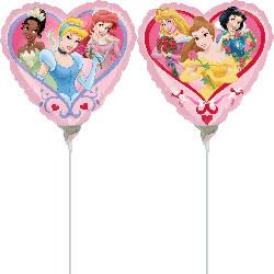 Balon minifolie metalizata 23cm PRINCESS LOVE HEART - Pret | Preturi Balon minifolie metalizata 23cm PRINCESS LOVE HEART