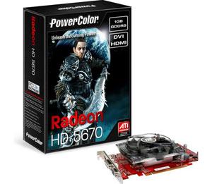Placa video Radeon Power VGA PCI-E ATI Color HD5670, 1024MB, DDR5, R83FD-TI3 - Pret | Preturi Placa video Radeon Power VGA PCI-E ATI Color HD5670, 1024MB, DDR5, R83FD-TI3